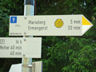 Wegweiser in Richtung Ermengerst