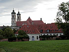 Blick auf Klosterkirche